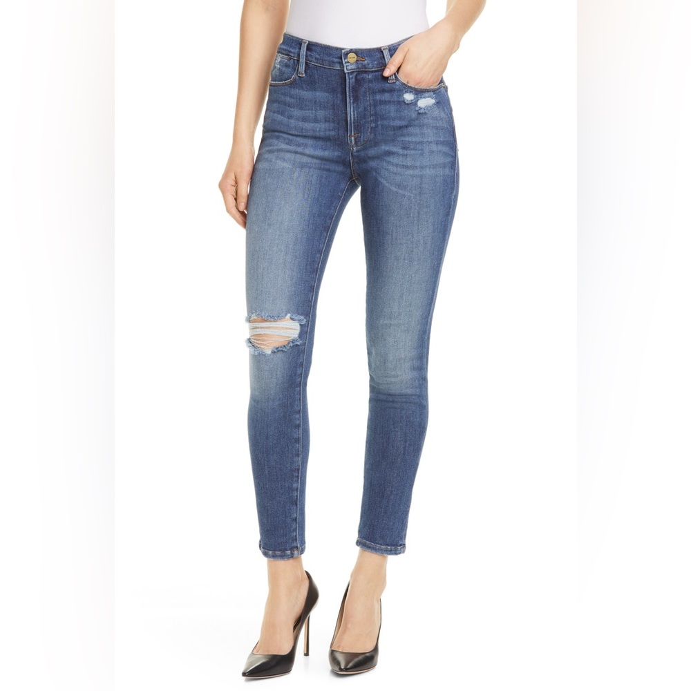 FRAME Le High Skinny Jeans size 25